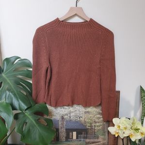 American Apparel Crop Knit Sweater